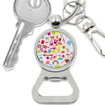 hipster kawaii  Bottle Opener Key Chain