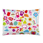 hipster kawaii  Pillow Case