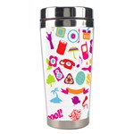 hipster kawaii  Stainless Steel Travel Tumbler