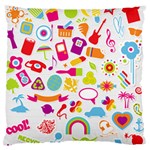 hipster kawaii  Standard Flano Cushion Case (One Side)