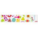 hipster kawaii  Flano Scarf (Large)