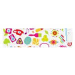 hipster kawaii  Satin Scarf (Oblong)