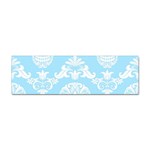 Blue Victorian Skulls Sticker (Bumper)