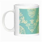 Blue Victorian Skulls Night Luminous Mug