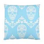 Blue Victorian Skulls Standard Cushion Case (Two Sides)