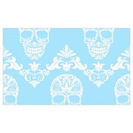 Blue Victorian Skulls Samsung Note 4 Hardshell Back Case