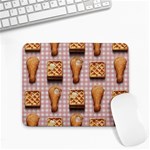 Gingham Chicken Waffles Small Mousepad