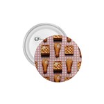 Gingham Chicken Waffles 1.75  Button