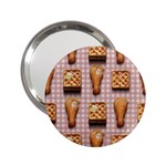 Gingham Chicken Waffles 2.25  Handbag Mirror