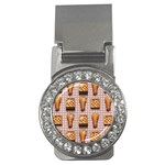 Gingham Chicken Waffles Money Clip (CZ)