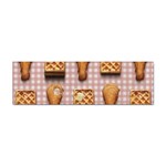 Gingham Chicken Waffles Sticker (Bumper)