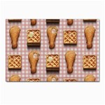 Gingham Chicken Waffles Postcards 5  x 7  (Pkg of 10)