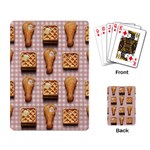 Gingham Chicken Waffles Playing Cards Single Design