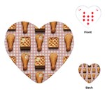 Gingham Chicken Waffles Playing Cards (Heart)