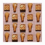 Gingham Chicken Waffles Medium Glasses Cloth (2 Sides)