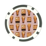 Gingham Chicken Waffles Poker Chip Card Guard