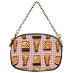 Gingham Chicken Waffles Chain Purse (One Side)