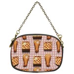 Gingham Chicken Waffles Chain Purse (Two Sides)