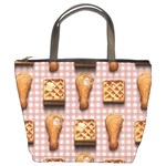 Gingham Chicken Waffles Bucket Bag