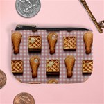 Gingham Chicken Waffles Mini Coin Purse