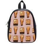 Gingham Chicken Waffles School Bag (Small)