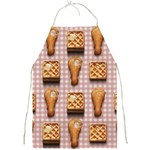 Gingham Chicken Waffles Full Print Apron