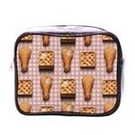 Gingham Chicken Waffles Mini Toiletries Bag (One Side)