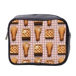 Gingham Chicken Waffles Mini Toiletries Bag (Two Sides)