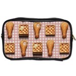 Gingham Chicken Waffles Toiletries Bag (Two Sides)