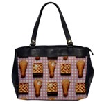 Gingham Chicken Waffles Oversize Office Handbag