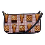 Gingham Chicken Waffles Shoulder Clutch Bag