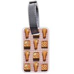 Gingham Chicken Waffles Luggage Tag (two sides)