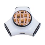 Gingham Chicken Waffles 3-Port USB Hub