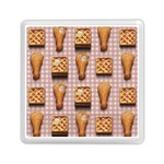 Gingham Chicken Waffles Memory Card Reader (Square)