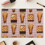 Gingham Chicken Waffles Cosmetic Bag (XXL)