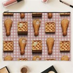 Gingham Chicken Waffles Cosmetic Bag (XXXL)