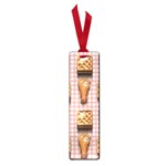 Gingham Chicken Waffles Small Book Mark