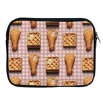 Gingham Chicken Waffles Apple iPad Zipper Case