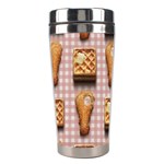 Gingham Chicken Waffles Stainless Steel Travel Tumbler