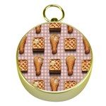 Gingham Chicken Waffles Gold Compass