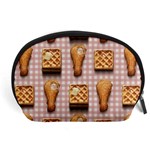 Gingham Chicken Waffles Accessory Pouch (Large)