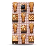 Gingham Chicken Waffles Samsung Note 4 Hardshell Back Case