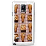 Gingham Chicken Waffles Samsung Galaxy Note 4 Case (White)