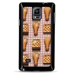 Gingham Chicken Waffles Samsung Galaxy Note 4 Case (Black)