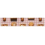 Gingham Chicken Waffles Flano Scarf (Large)