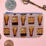 Gingham Chicken Waffles Large Coin Purse