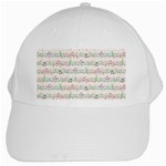 Rainbow Music Notes White Cap