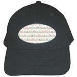 Rainbow Music Notes Black Cap