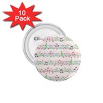 Rainbow Music Notes 1.75  Button (10 pack) 