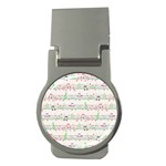 Rainbow Music Notes Money Clip (Round)